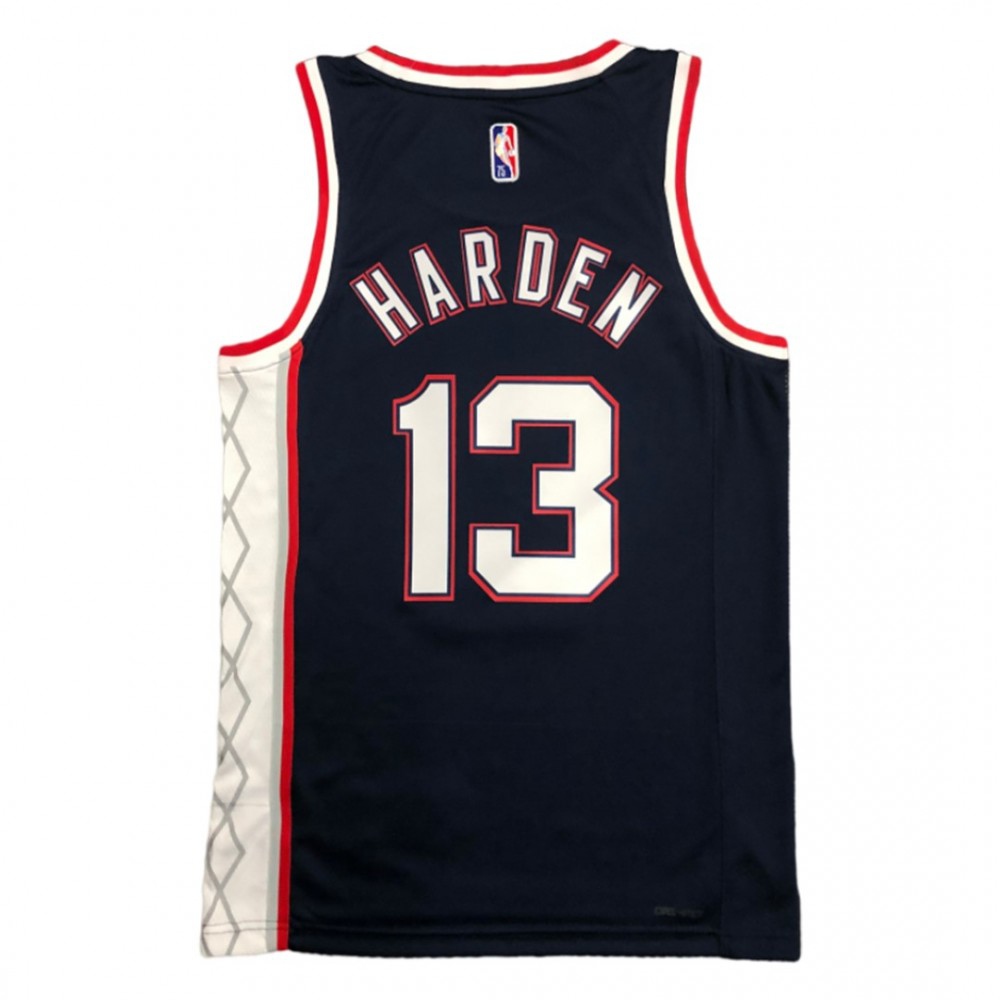 Men's Brooklyn Nets James Harden #13 Navy 2021/22 Swingman Jersey - City Edition-Pro Kit Vault | Brand New 26/27 Sports Jerseys